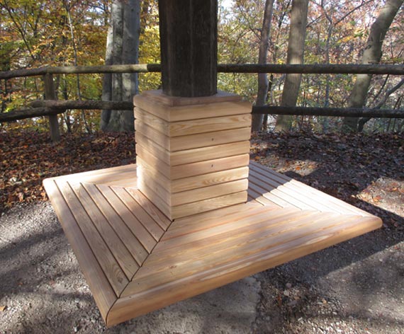 Sitzbank in der Natur